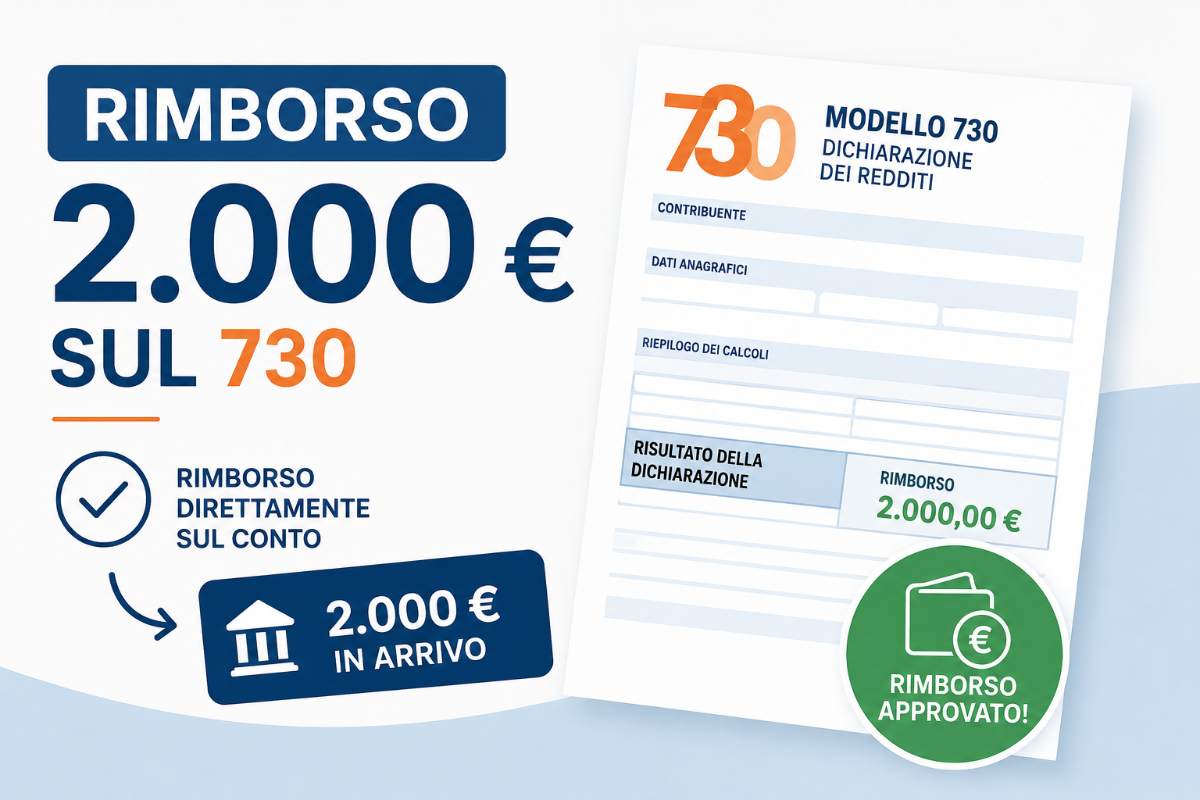 Rimborso 730 fino a 2.000 euro: come aumentare il credito fiscale e quali spese inserire